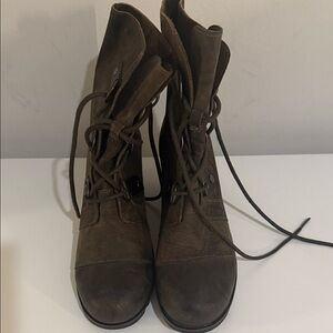 Sorel Brown Lace-Up Women's Boots